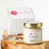Sojas vaska svece Vanilla Ice burciņā ar smaržeļļām